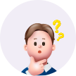 질문하는남자 아이콘